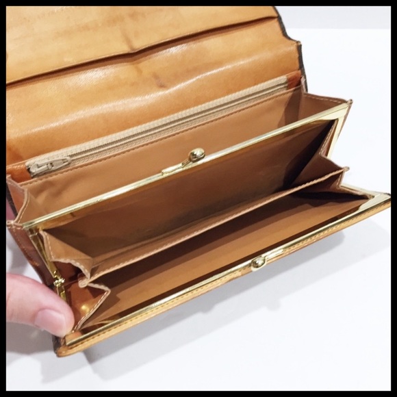 🆕 {Céline} Vintage Macadam Canvas & Italian Leather Wallet - Picture 6 of 12